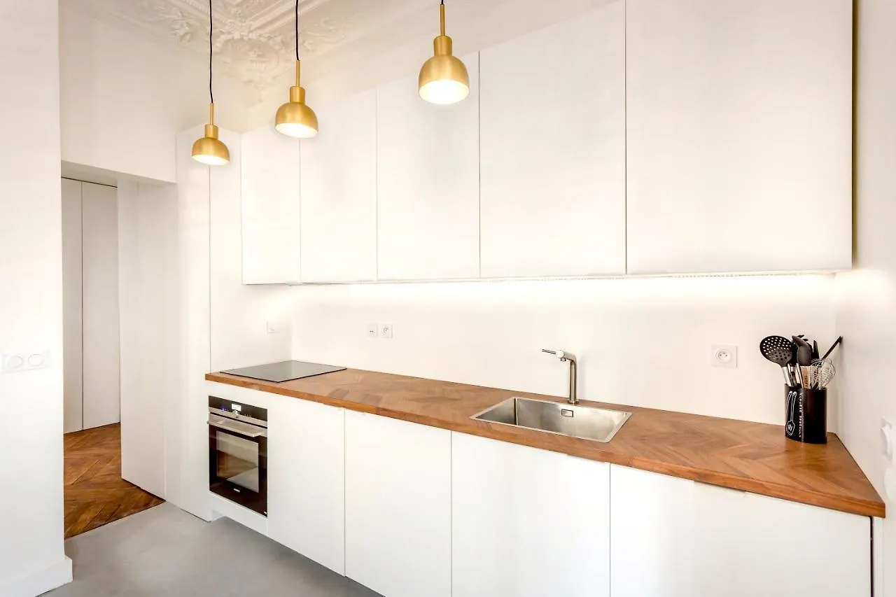 Habitat Parisien - 2Br-2Ba - Ac - Balcony - Opera 아파트 파리